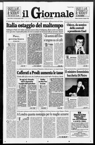 Il giornale : quotidiano del mattino